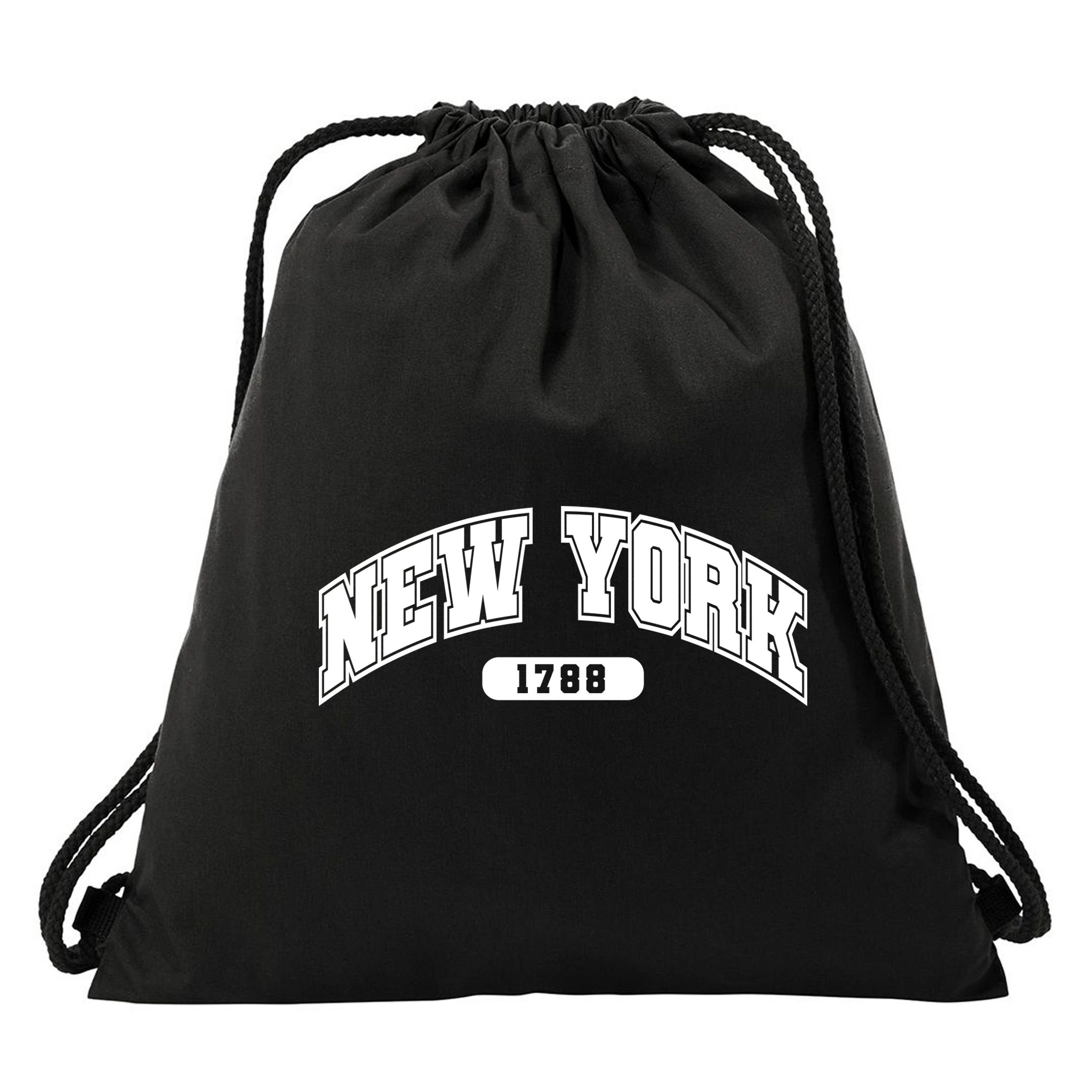 New York Collegiate Style 1788 Drawstring Bag