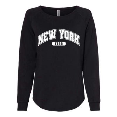 New York Collegiate Style 1788 Womens California Wash Sweatshirt