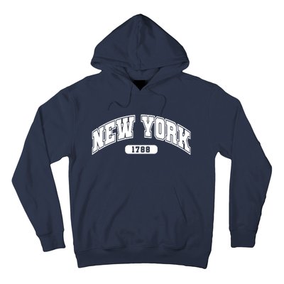 New York Collegiate Style 1788 Hoodie