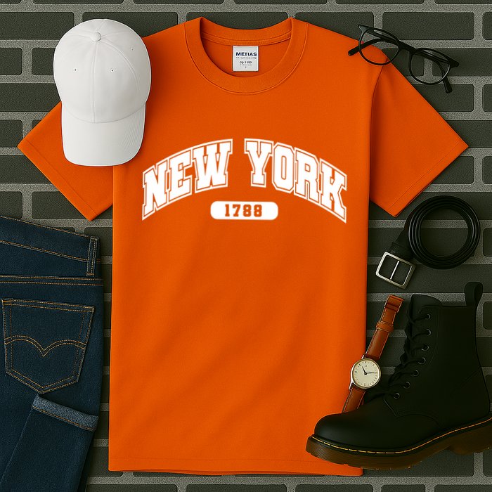 New York Collegiate Style 1788 Tall T-Shirt