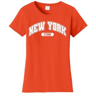 New York Collegiate Style 1788 Women's T-Shirt