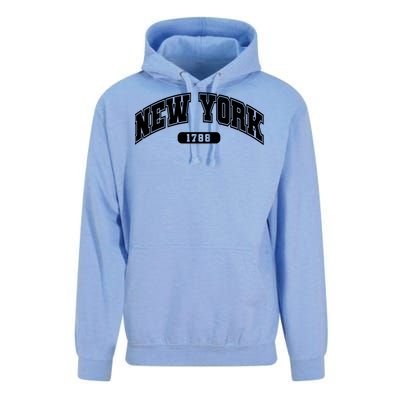 New York Collegiate Style 1788 Unisex Surf Hoodie