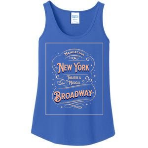 New York City Broadway Nyc Musical Theater Tourist City Gift Ladies Essential Tank