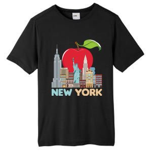 New York City Skyline Gift Big Apple State Souvenir Nyc Tall Fusion ChromaSoft Performance T-Shirt