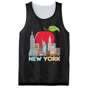 New York City Skyline Gift Big Apple State Souvenir Nyc Mesh Reversible Basketball Jersey Tank