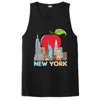 New York City Skyline Gift Big Apple State Souvenir Nyc PosiCharge Competitor Tank