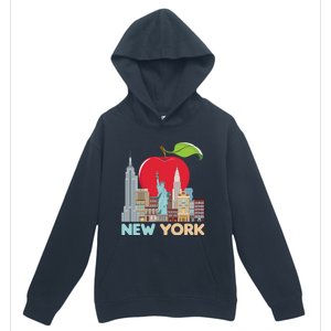 New York City Skyline Gift Big Apple State Souvenir Nyc Urban Pullover Hoodie