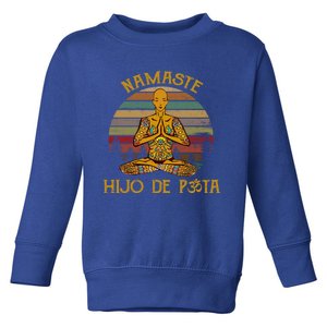 Namaste Yoga Cute Gift Funny Gift Toddler Sweatshirt