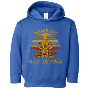 Namaste Yoga Cute Gift Funny Gift Toddler Hoodie