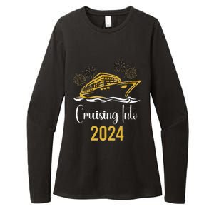 New Years Cruise 2024 Party Family Vacation Matching  Womens CVC Long Sleeve Shirt