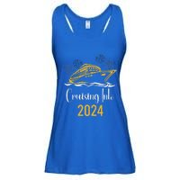 New Years Cruise 2024 Party Family Vacation Matching  Ladies Essential Flowy Tank