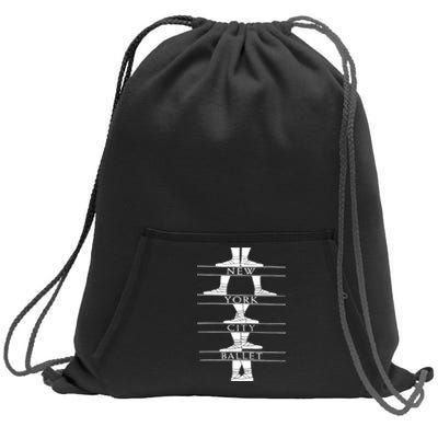 New York City Ballet Sweatshirt Cinch Pack Bag