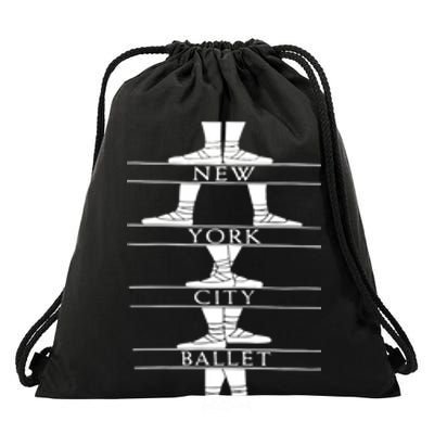 New York City Ballet Drawstring Bag