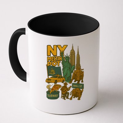 New York City Statue Of Liberty Melting Mug