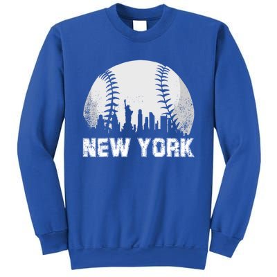 New York City Skyline Baseball Lover Gift Sweatshirt