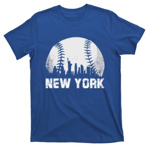 New York City Skyline Baseball Lover Gift T-Shirt