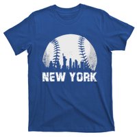 New York City Skyline Baseball Lover Gift T-Shirt