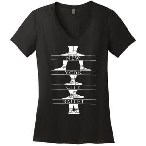 New York City Ballet Women's V-Neck T-Shirt