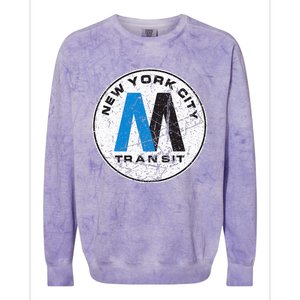 New York City Transit Mta Colorblast Crewneck Sweatshirt