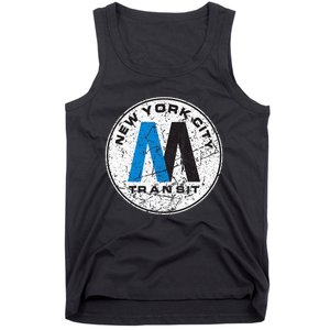 New York City Transit Mta Tank Top