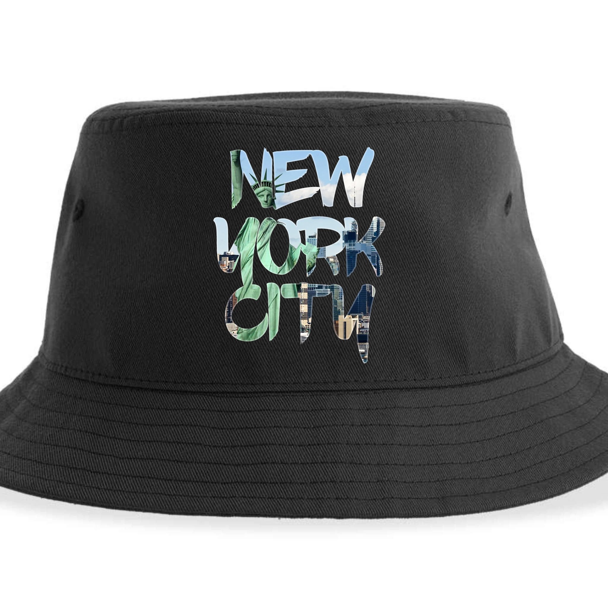 New York City NYC Liberty Sustainable Bucket Hat