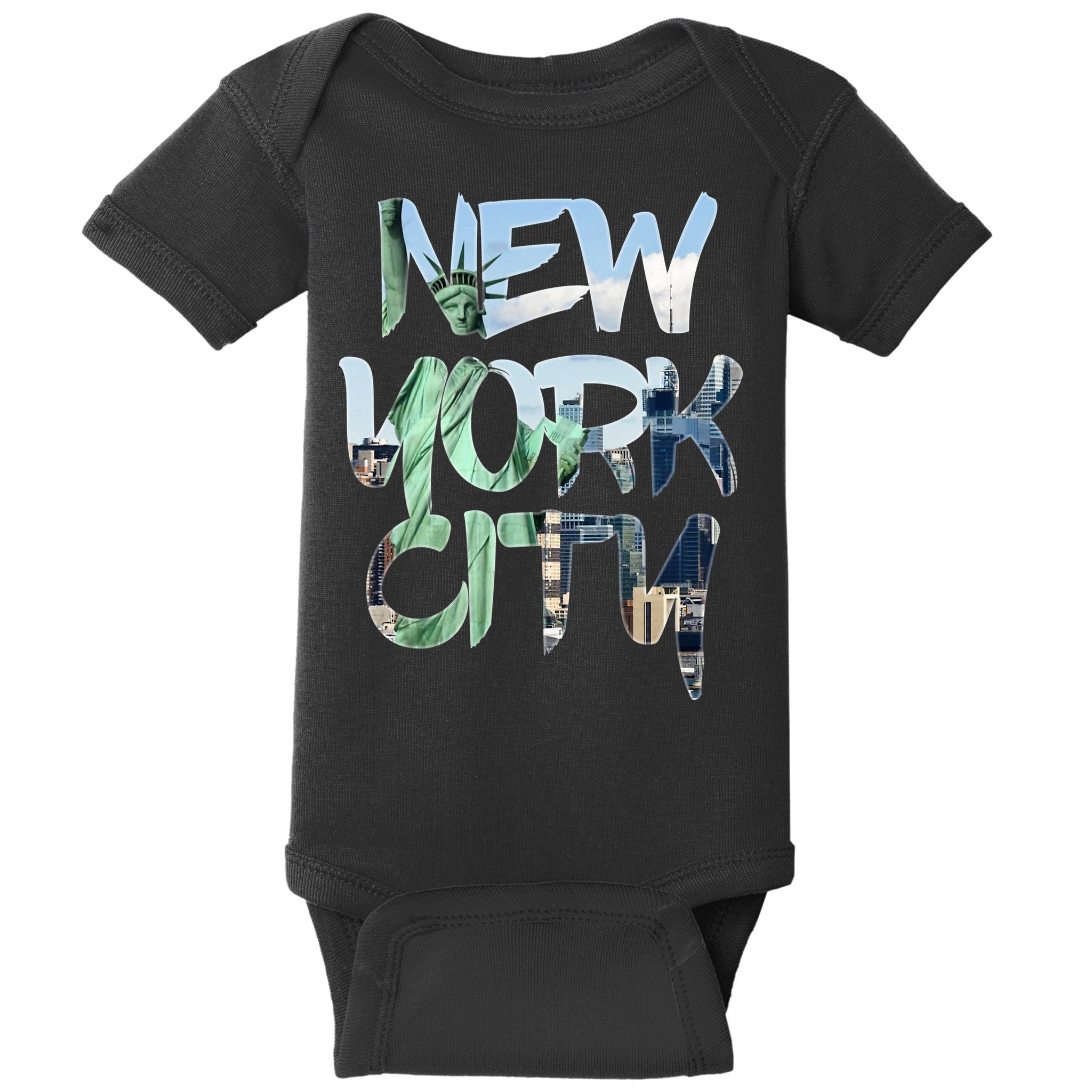 New York City NYC Liberty Baby Bodysuit