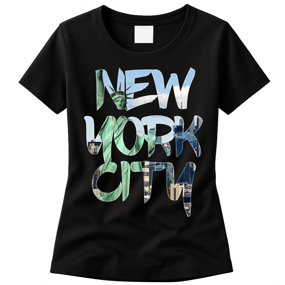 New York City NYC Liberty Womens T-Shirt