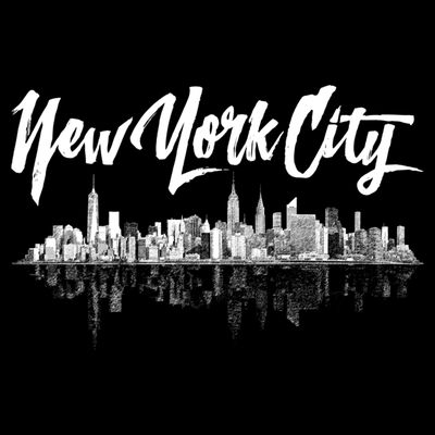 New York City Skyline Funny Gift Souvenirs  And  T-Shirt