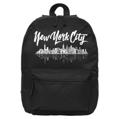 New York City Skyline Funny Gift Souvenirs  And  16 in Basic Backpack