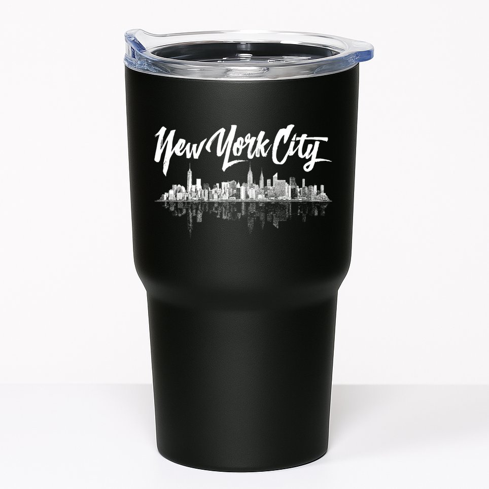 New York City Skyline Funny Gift Souvenirs  And  Tumbler
