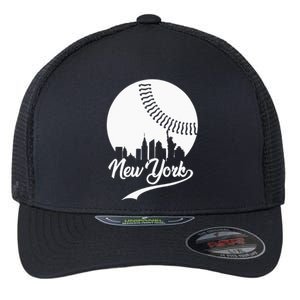 New York City Skyline Baseball Lover  Flexfit Unipanel Trucker Cap