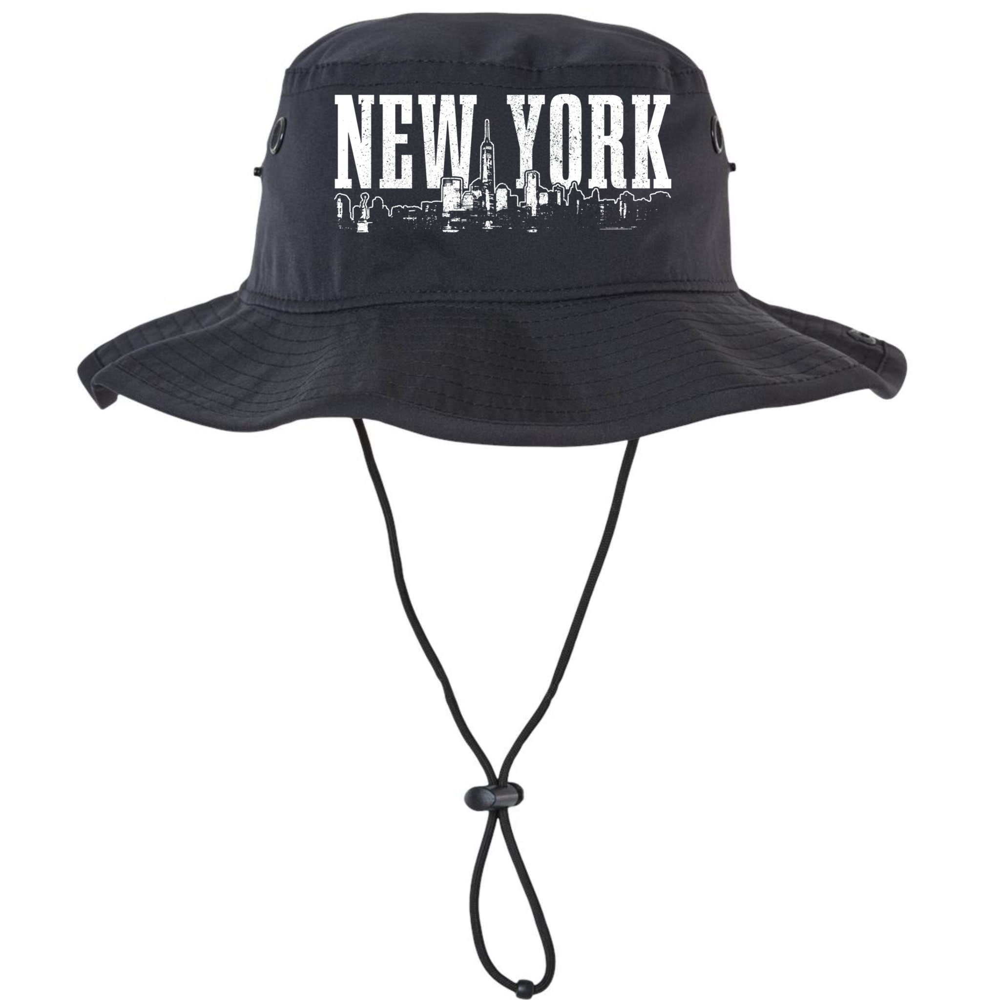New York City Skyline Ny Vintage Nyc Bucket Hat
