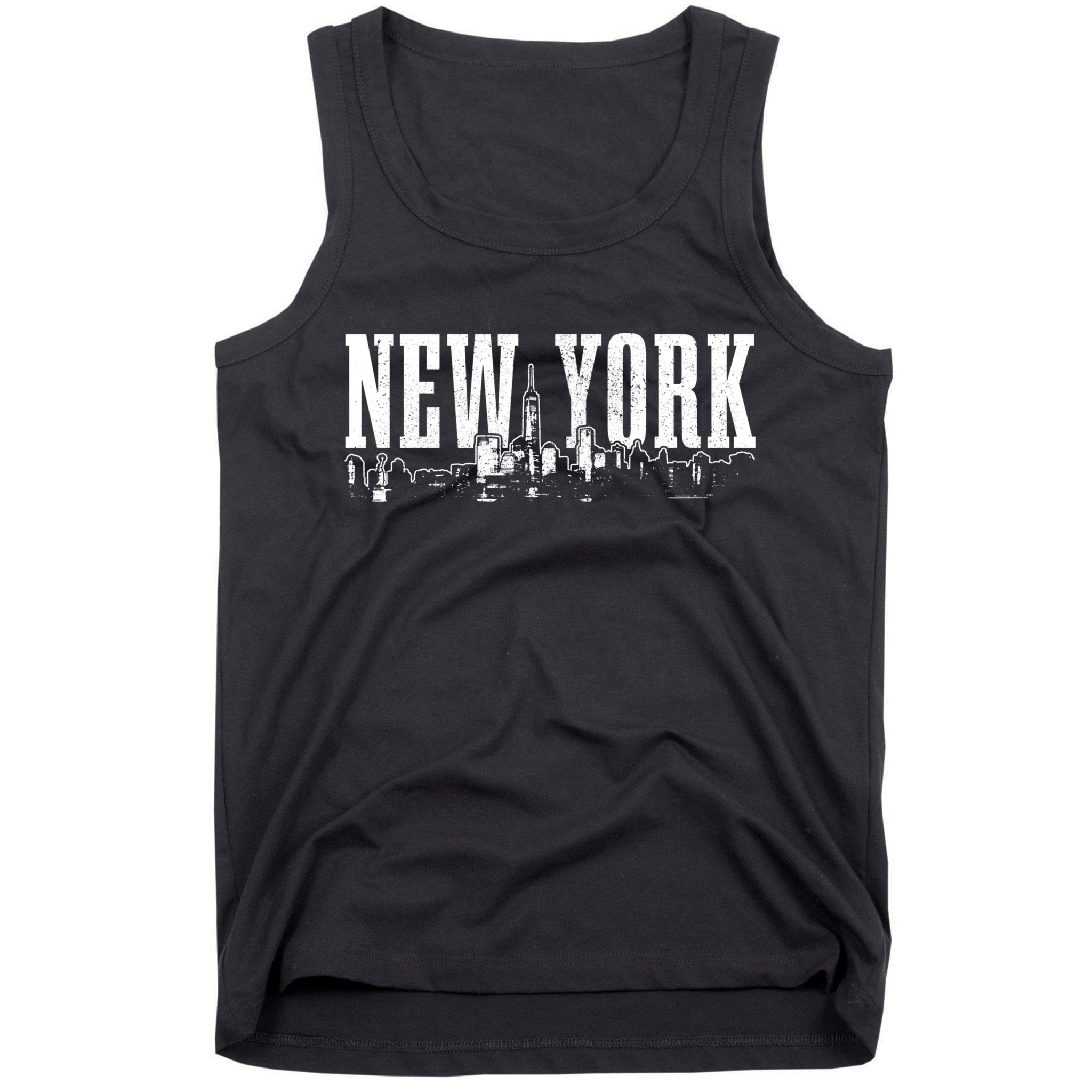 New York City Skyline Ny Vintage Nyc Tank Top
