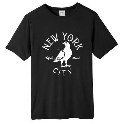 New York City Pigeon Nyc Animals And Birds Tall Fusion ChromaSoft Performance T-Shirt