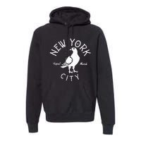 New York City Pigeon Nyc Animals And Birds Premium Hoodie