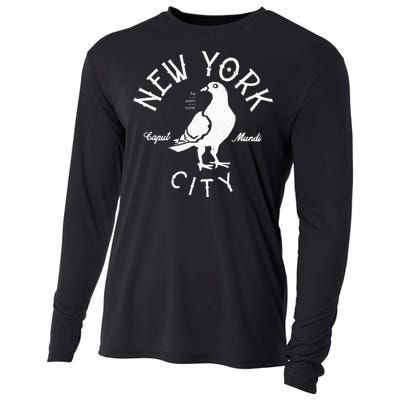 New York City Pigeon Nyc Animals And Birds Cooling Performance Long Sleeve Crew