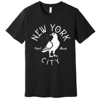 New York City Pigeon Nyc Animals And Birds Premium T-Shirt