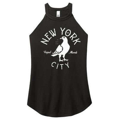 New York City Pigeon Nyc Animals And Birds Women’s Perfect Tri Rocker Tank