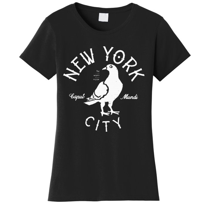 New York City Pigeon Nyc Animals And Birds Women's T-Shirt