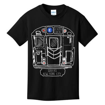 New York City Queens New Yorker Commuter Kids T-Shirt