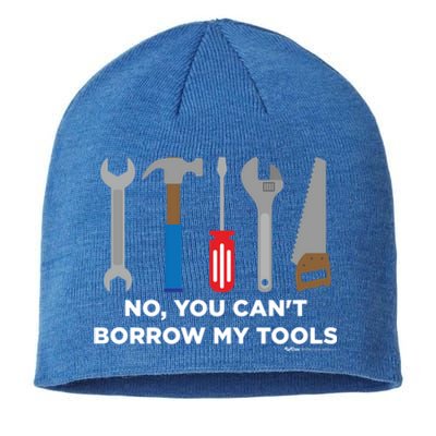 No You Cant Borrow My Tools Handy And Carpenter Gift Sustainable Beanie