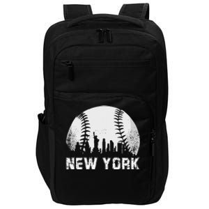 New York City Skyline Baseball Lover Impact Tech Backpack