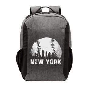 New York City Skyline Baseball Lover Vector Backpack