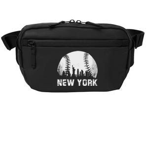 New York City Skyline Baseball Lover Crossbody Pack