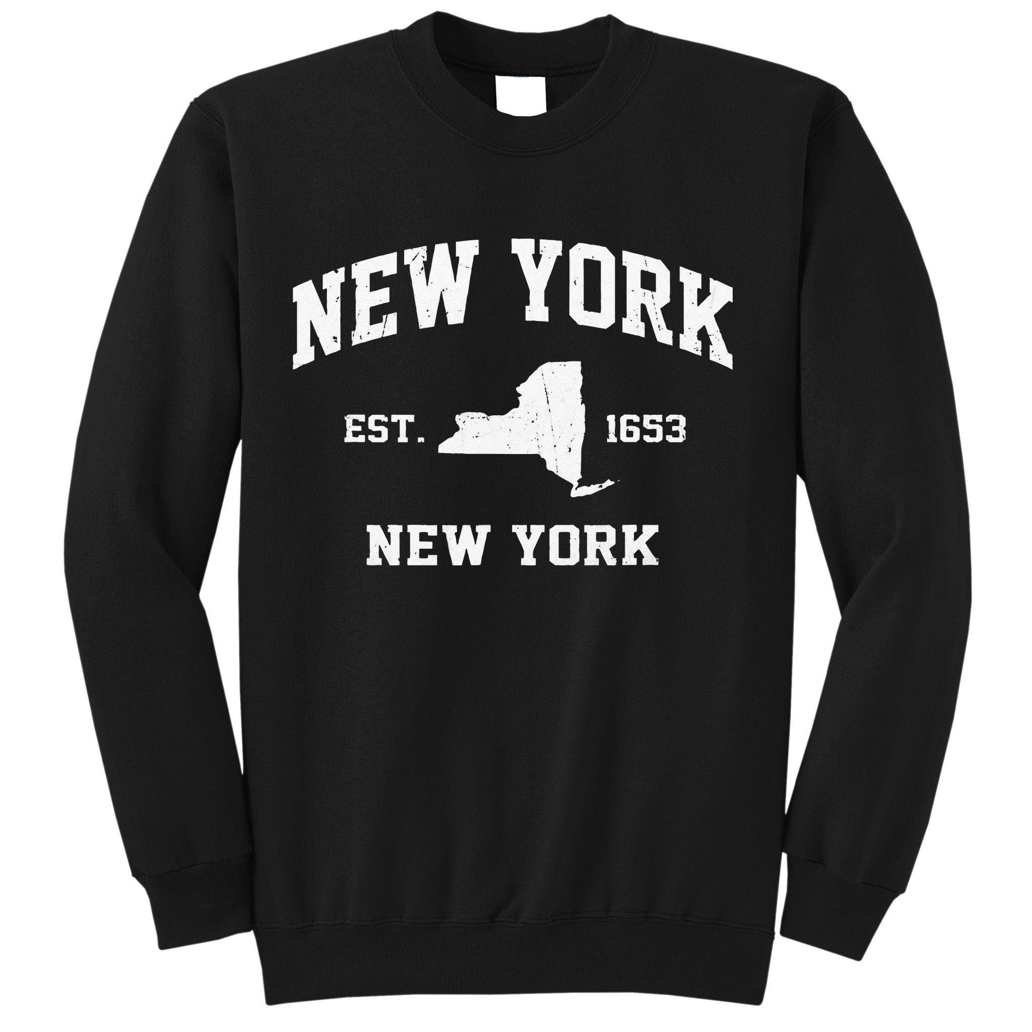 New York City NYC Vintage State Athletic Style Sweatshirt