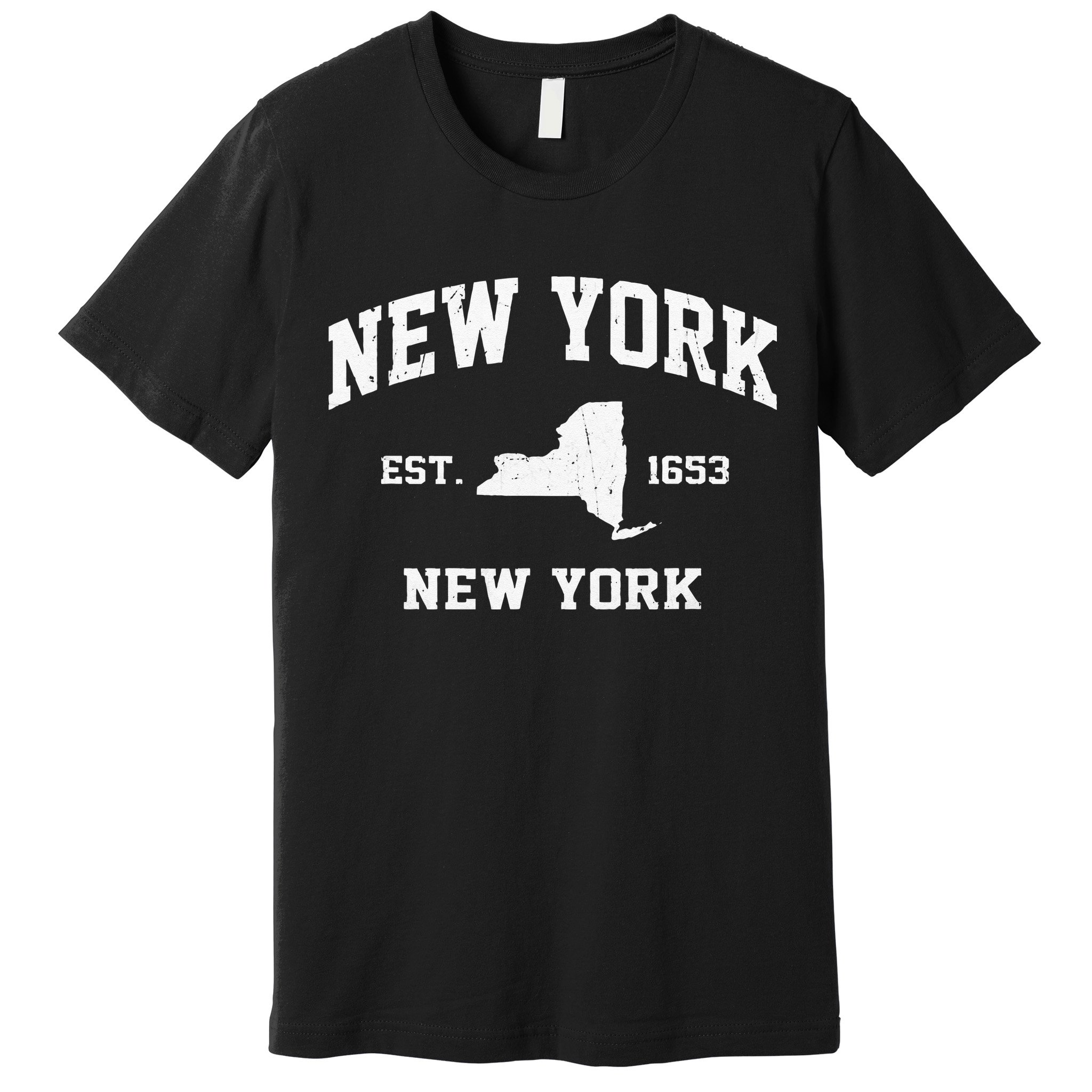 New York City NYC Vintage State Athletic Style Premium T-Shirt
