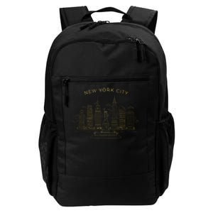 New York City Skyline Nyc Ny Daily Commute Backpack