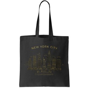 New York City Skyline Nyc Ny Tote Bag