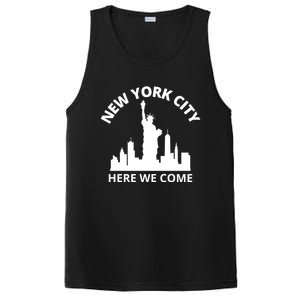 New York City Here We Come Vacation Road Trip Meaningful Gift PosiCharge Competitor Tank