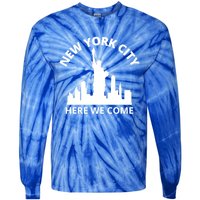 New York City Here We Come Vacation Road Trip Meaningful Gift Tie-Dye Long Sleeve Shirt